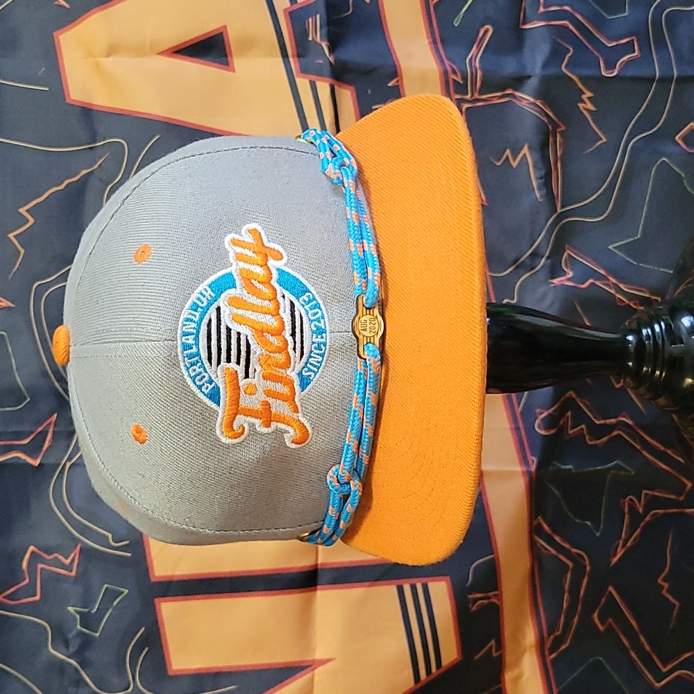 Findlay Hats August 2020 HOTM Snapback Gray Orange Blue